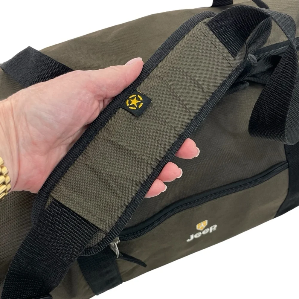 Jeep Duffle Bag OS Green/Black
